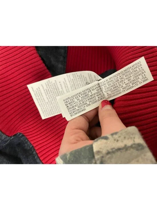 Zara Disney Harry Lambert Men Jean Jacket Bomber M Blue Denim 1300/330 NWT - Picture 9 of 16